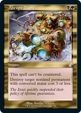 Image for Abrupt Decay (370) [Time Spiral: Remastered] - Magic: The Gathering