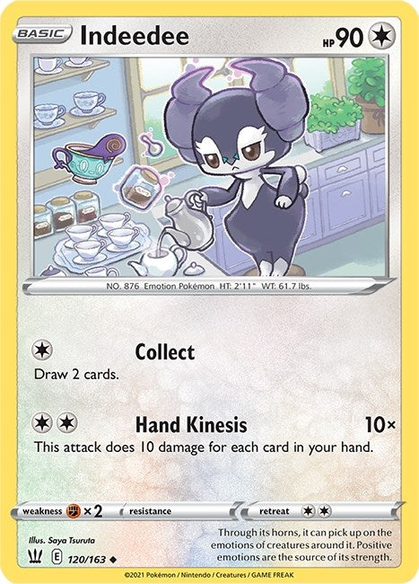 Image for Indeedee (120/163) [SWSH05: Battle Styles] - Pokemon
