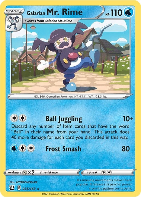Galarian Mr. Rime (035/163) [SWSH05: Battle Styles]