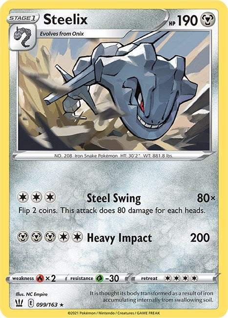 Image for Steelix (099/163) [SWSH05: Battle Styles] - Pokemon