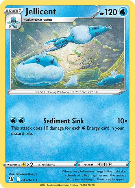 Image for Jellicent (042/163) [SWSH05: Battle Styles] - Pokemon