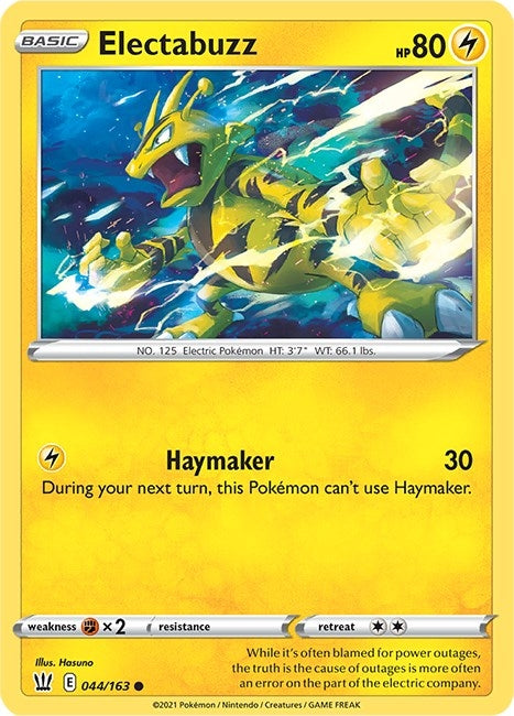 Image for Electabuzz (044/163) [SWSH05: Battle Styles] - Pokemon