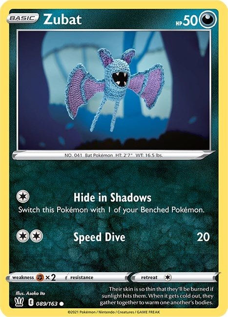Image for Zubat (089/163) [SWSH05: Battle Styles] - Pokemon
