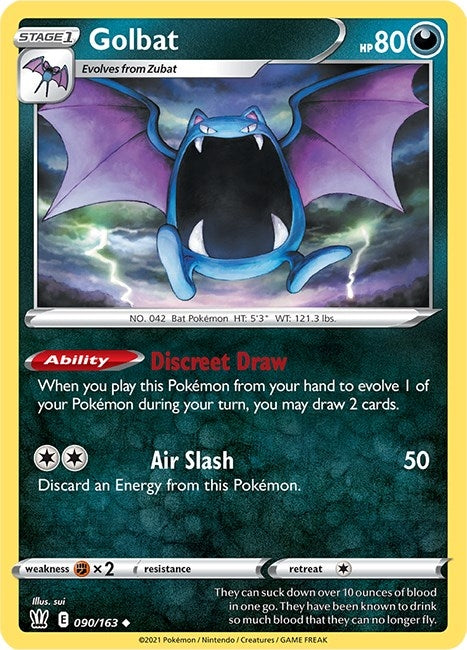 Image for Golbat (090/163) [SWSH05: Battle Styles] - Pokemon