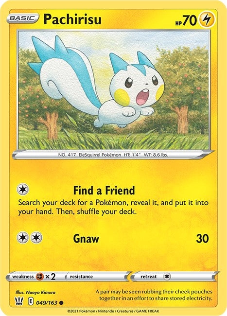 Image for Pachirisu (049/163) [SWSH05: Battle Styles] - Pokemon