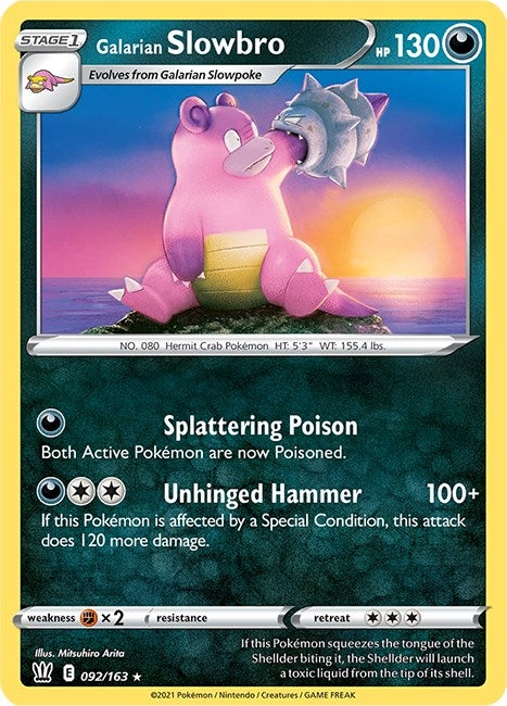 Image for Galarian Slowbro (092/163) [SWSH05: Battle Styles] - Pokemon
