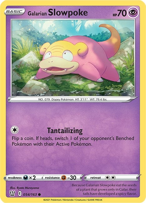 Image for Galarian Slowpoke (054/163) [SWSH05: Battle Styles] - Pokemon
