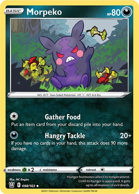 Image for Morpeko (098/163) [SWSH05: Battle Styles] - Pokemon
