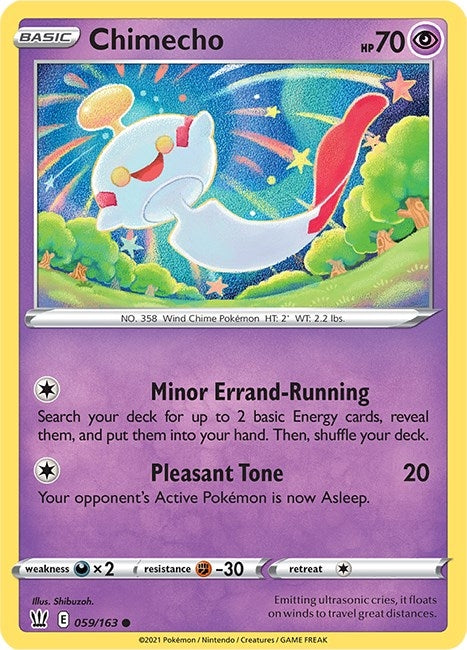 Image for Chimecho (059/163) [SWSH05: Battle Styles] - Pokemon