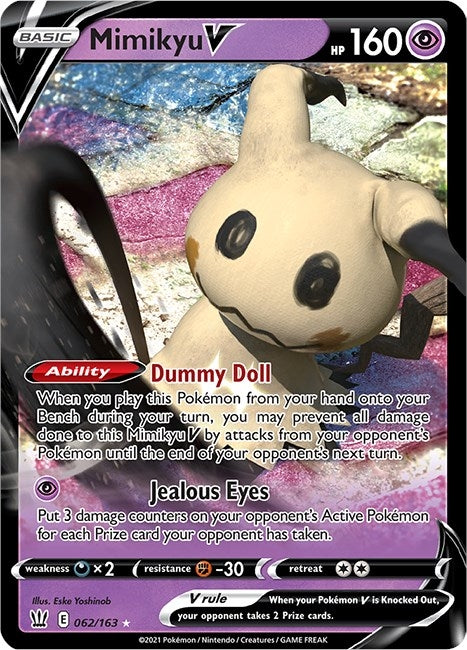 Image for Mimikyu V (062/163) [SWSH05: Battle Styles] - Pokemon