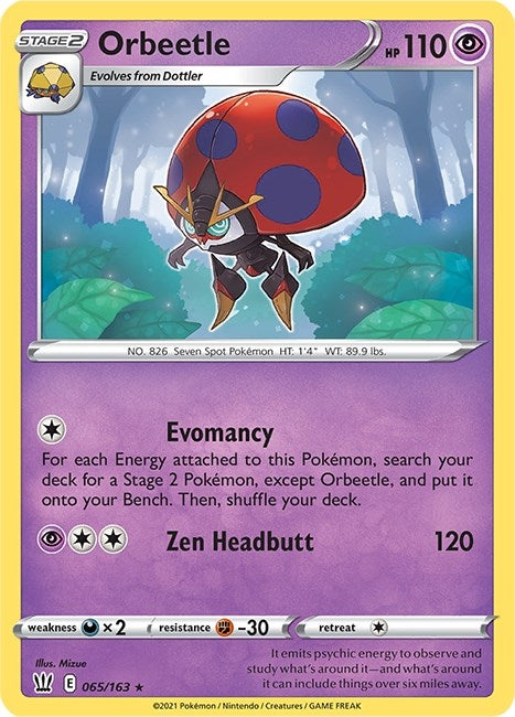 Image for Orbeetle (065/163) [SWSH05: Battle Styles] - Pokemon