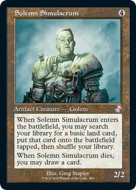 Image for Solemn Simulacrum (400) [Time Spiral: Remastered] - Magic: The Gathering