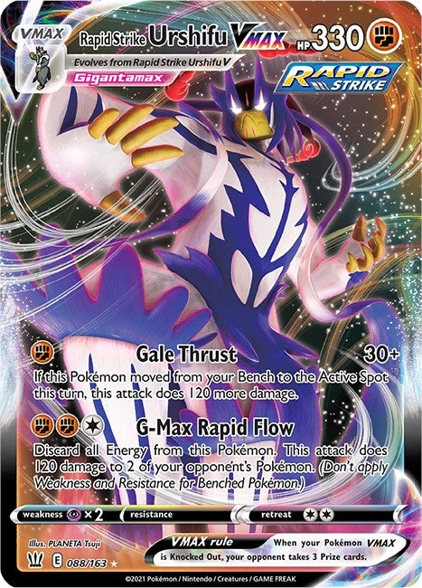 Image for Rapid Strike Urshifu VMAX (088/163) [SWSH05: Battle Styles] - Pokemon