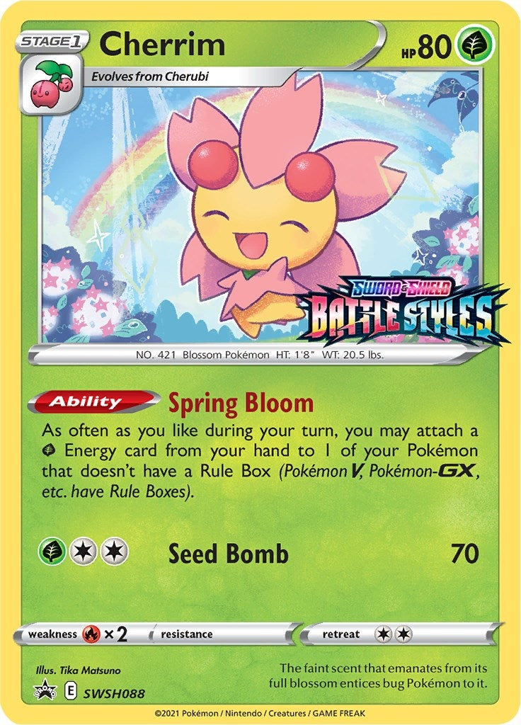 Image for Cherrim - SWSH088 (Prerelease) (SWSH088) [SWSH: Sword & Shield Promo Cards] - Pokemon