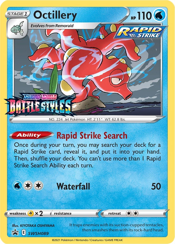 Image for Octillery - SWSH089 (Prerelease) (SWSH089) [SWSH: Sword & Shield Promo Cards] - Pokemon