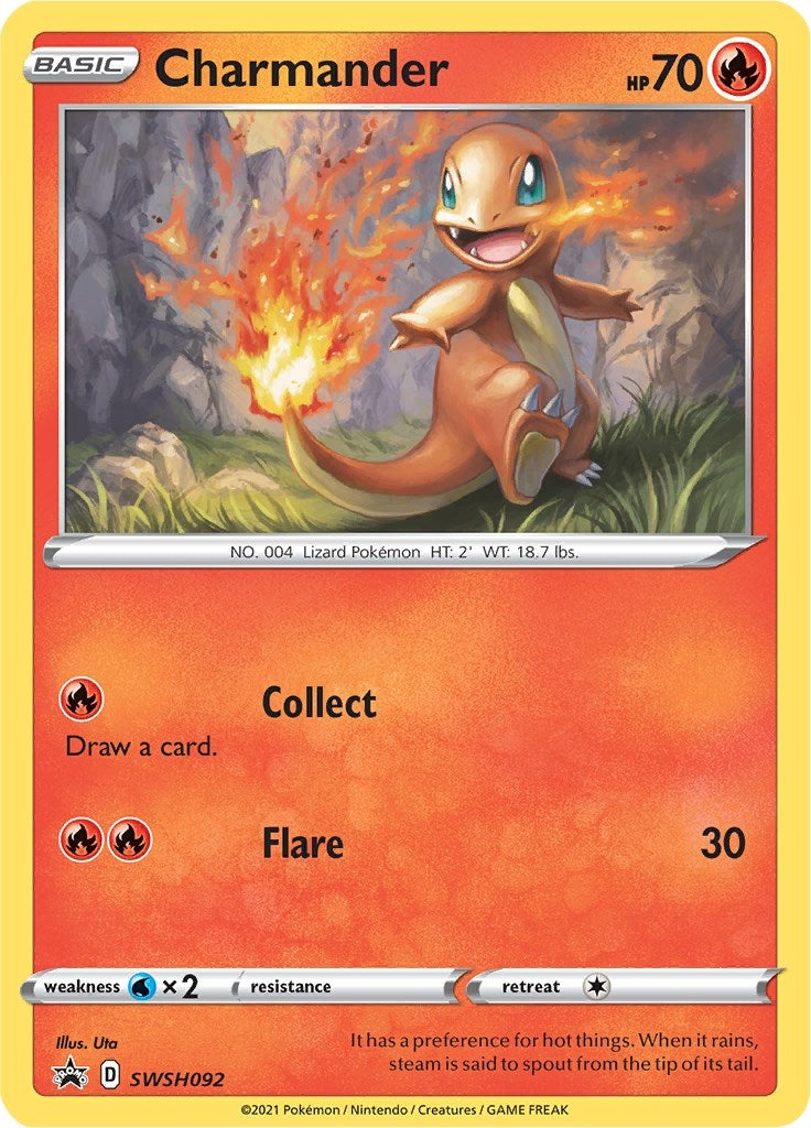 Image for Charmander - SWSH092 (SWSH092) [SWSH: Sword & Shield Promo Cards] - Pokemon