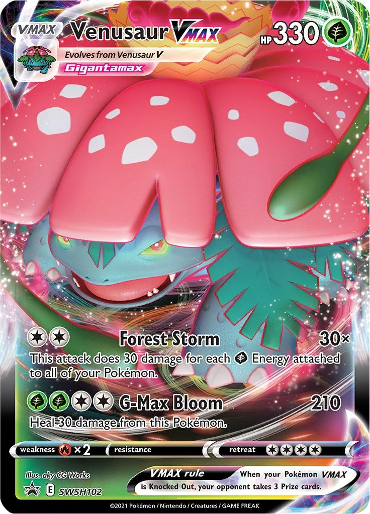 Venusaur VMAX - SWSH102 (SWSH102) [SWSH: Sword & Shield Promo Cards]