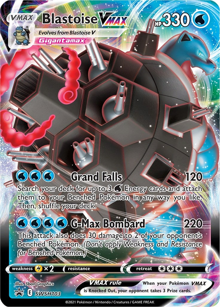 Image for Blastoise VMAX - SWSH103 (SWSH103) [SWSH: Sword & Shield Promo Cards] - Pokemon