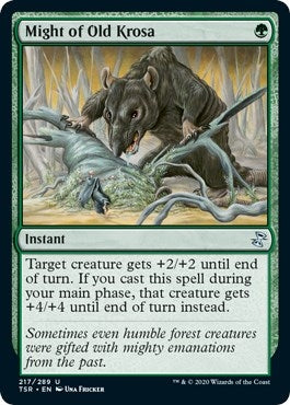 Image for Might of Old Krosa (217) [Time Spiral: Remastered] - Magic: The Gathering