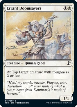 Image for Errant Doomsayers (17) [Time Spiral: Remastered] - Magic: The Gathering