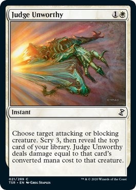 Image for Judge Unworthy (21) [Time Spiral: Remastered] - Magic: The Gathering