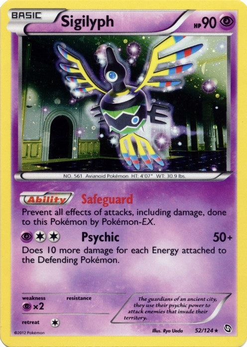 Image for Sigilyph - 52/124 (Cosmos Holo) (052/124) [Blister Exclusives] - Pokemon