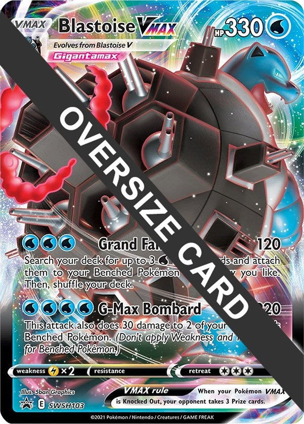 Image for Blastoise VMAX - SWSH103 (SWSH103) [Jumbo Cards] - Pokemon
