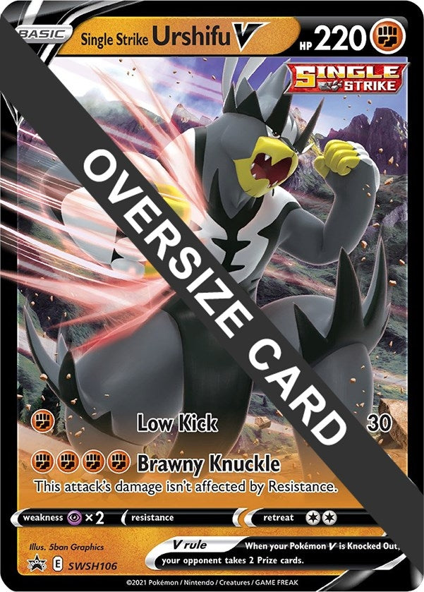 Image for Single Strike Urshifu V - SWSH106 (SWSH106) [Jumbo Cards] - Pokemon