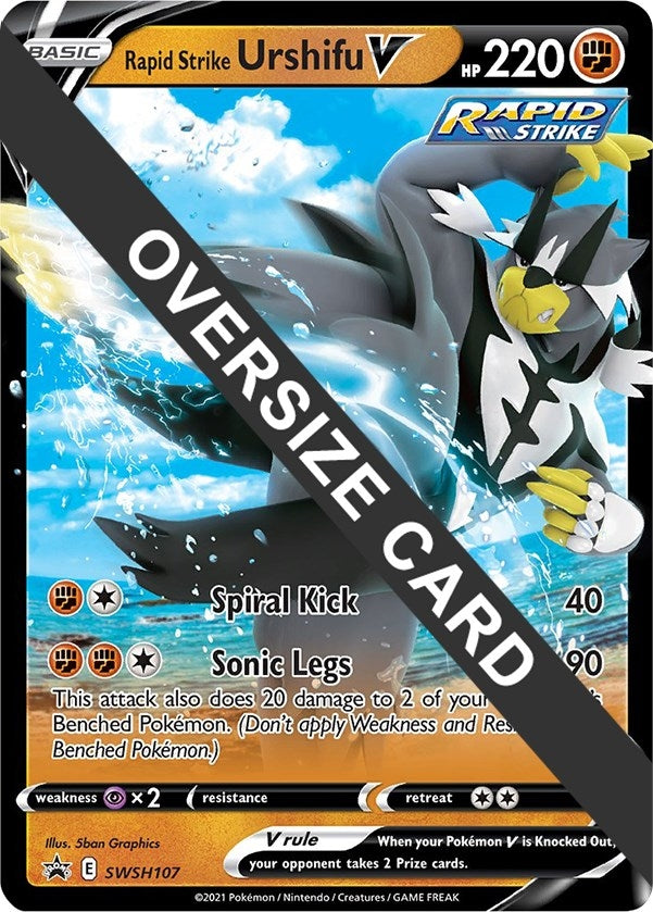 Image for Rapid Strike Urshifu V - SWSH107 (SWSH107) [Jumbo Cards] - Pokemon