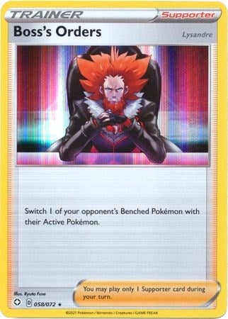 Image for Boss's Orders (058/072) [Deck Exclusives] - Pokemon