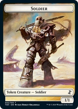 Image for Soldier Token (2) [Time Spiral: Remastered] - Magic: The Gathering