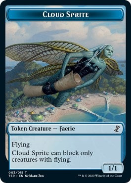 Image for Cloud Sprite Token (3) [Time Spiral: Remastered] - Magic: The Gathering