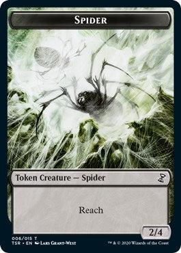 Image for Spider Token (6) [Time Spiral: Remastered] - Magic: The Gathering