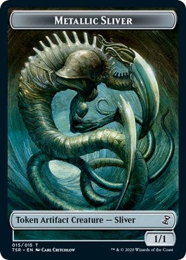 Image for Metallic Sliver Token (15) [Time Spiral: Remastered] - Magic: The Gathering