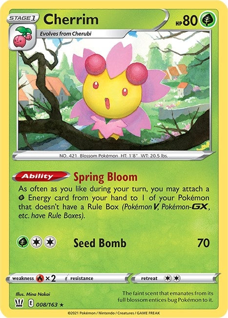 Image for Cherrim (008/163) [Deck Exclusives] - Pokemon