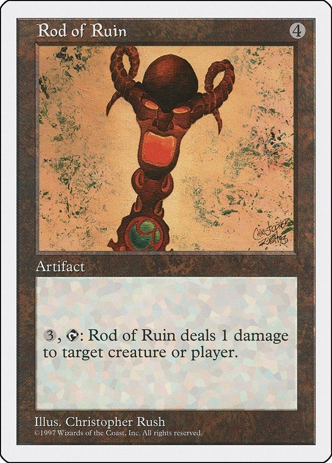 Image for Rod of Ruin [Fifth Edition] - Magic: The Gathering