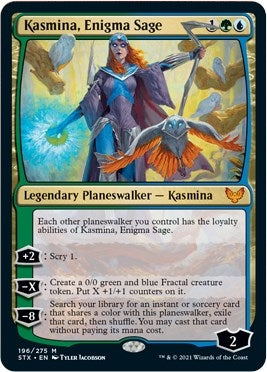Image for Kasmina, Enigma Sage (196) [Strixhaven: School of Mages] - Magic: The Gathering