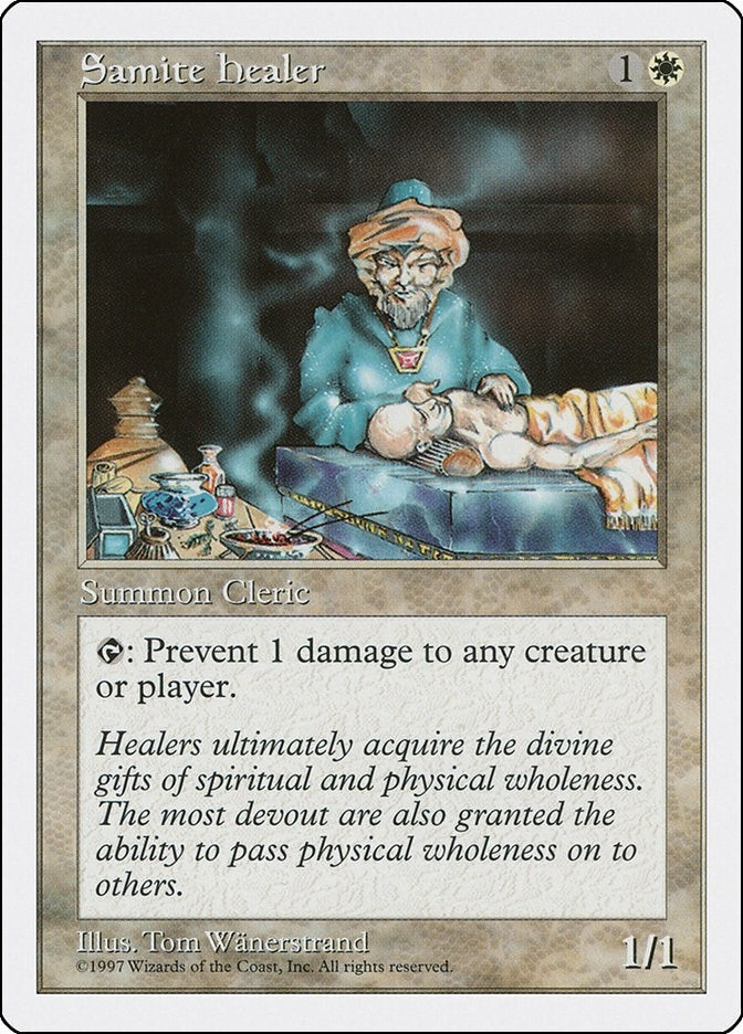 Image for Samite Healer [Fifth Edition] - Magic: The Gathering