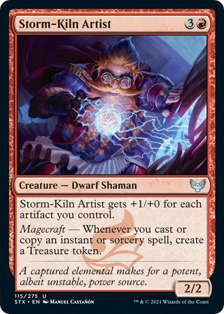 Image for Storm-Kiln Artist (115) [Strixhaven: School of Mages] - Magic: The Gathering