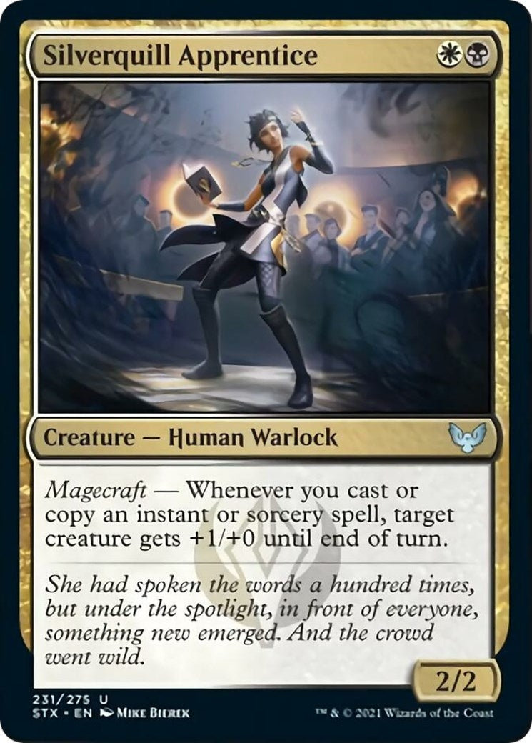 Image for Silverquill Apprentice (231) [Strixhaven: School of Mages] - Magic: The Gathering