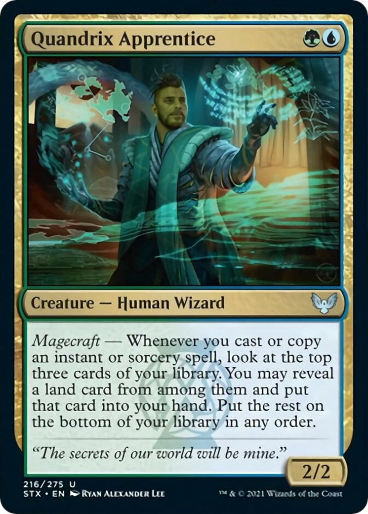 Image for Quandrix Apprentice (216) [Strixhaven: School of Mages] - Magic: The Gathering