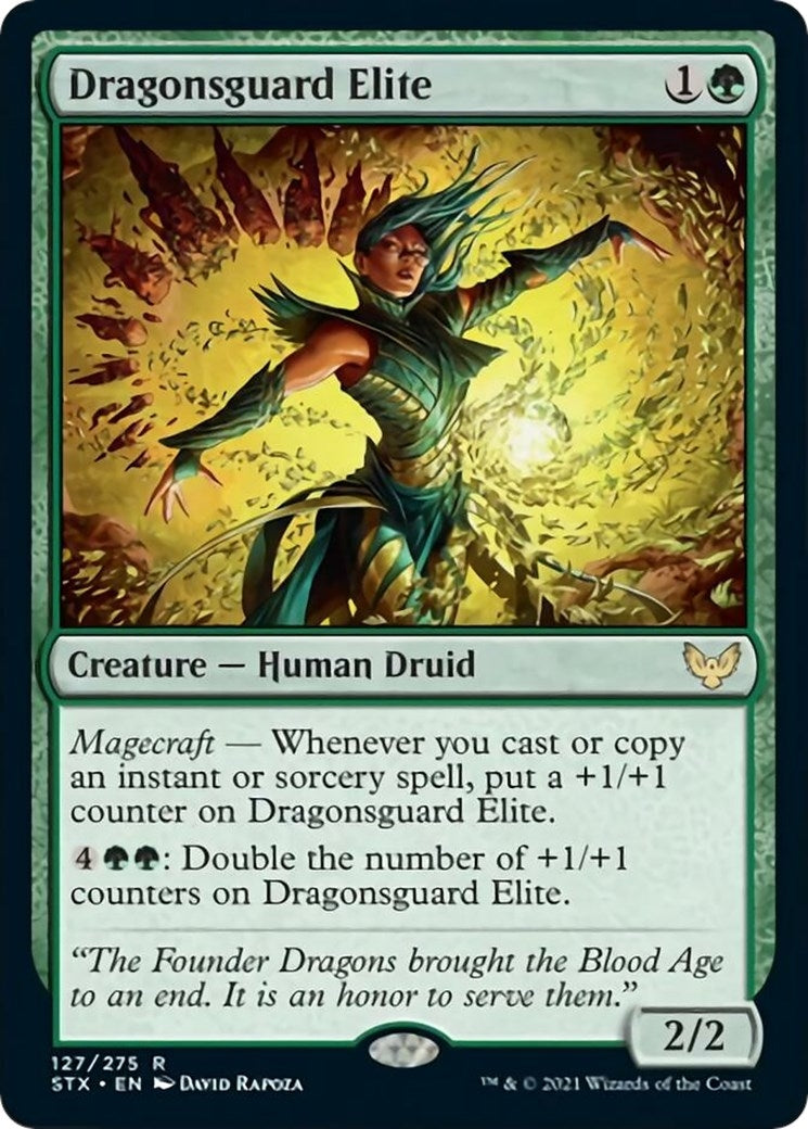 Image for Dragonsguard Elite (127) [Strixhaven: School of Mages] - Magic: The Gathering