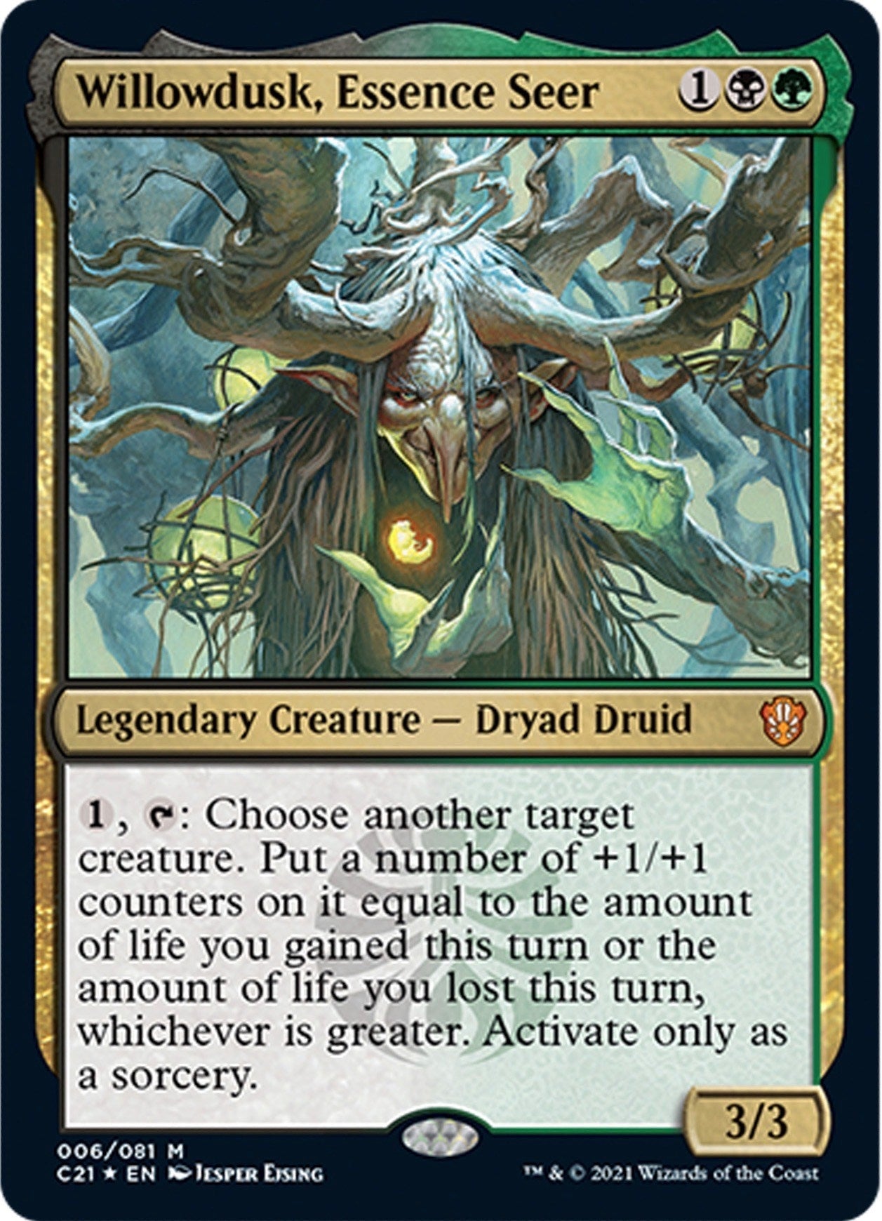 Image for Willowdusk, Essence Seer (6) [Commander 2021] - Magic: The Gathering