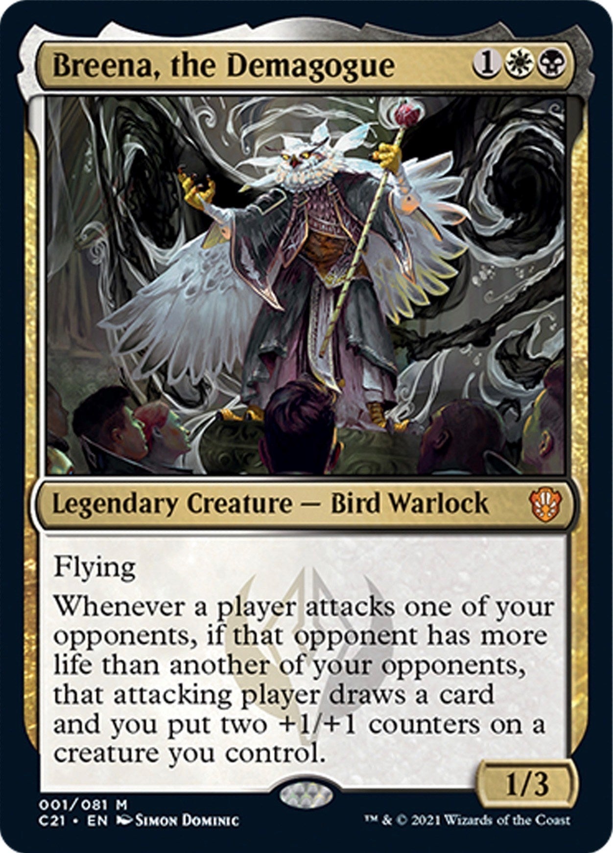 Image for Breena, the Demagogue (1) [Commander 2021] - Magic: The Gathering