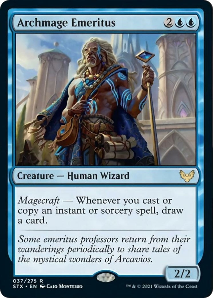 Image for Archmage Emeritus (37) [Strixhaven: School of Mages] - Magic: The Gathering