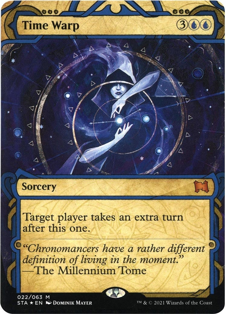 Image for Time Warp (Foil Etched) (22) [Strixhaven: Mystical Archives] - Magic: The Gathering