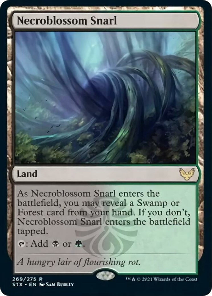 Image for Necroblossom Snarl (269) [Strixhaven: School of Mages] - Magic: The Gathering