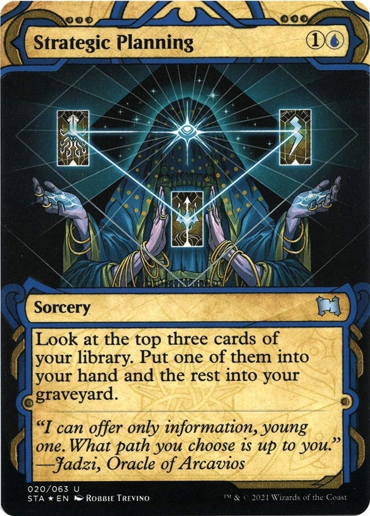 Image for Strategic Planning (Foil Etched) (20) [Strixhaven: Mystical Archives] - Magic: The Gathering