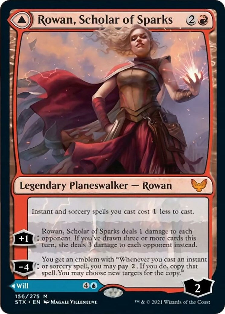 Image for Rowan, Scholar of Sparks (156) [Strixhaven: School of Mages] - Magic: The Gathering