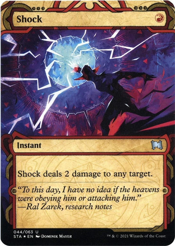 Image for Shock (Foil Etched) (44) [Strixhaven: Mystical Archives] - Magic: The Gathering